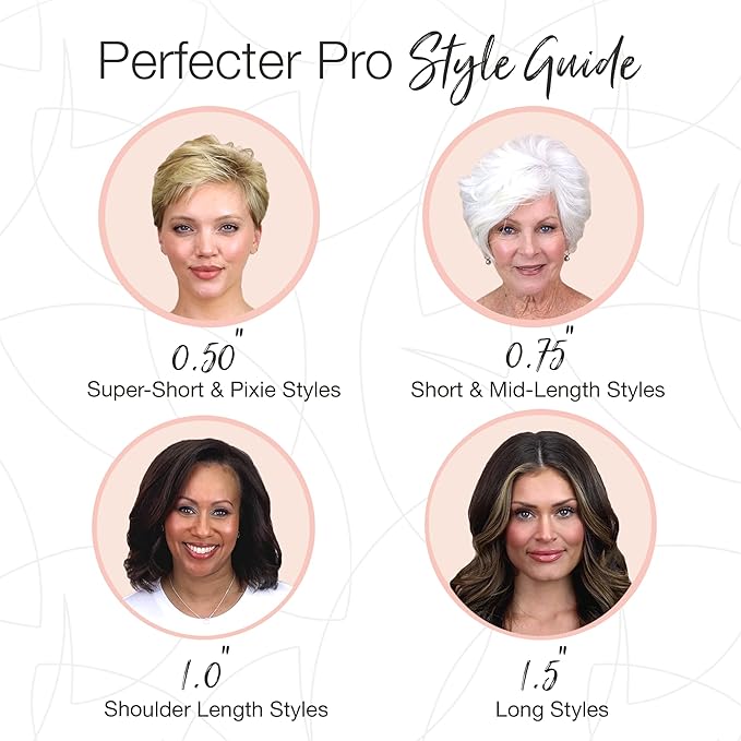 CALISTA Perfecter Pro Heated Round Brush | Curl, Volumize, and Style with No Heat Damage for Healthier Hair | 4 Sizes for Most Hair Types | Dual Voltage & Adjustable Temp (Daisy Bloom, 0.5)