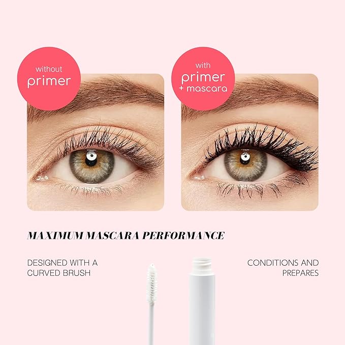 MOODSTRUCK EPIC Lash Primer | 10mL | White Lash Primer for Mascara | Curling and Lengthening | Lash Lift | Mascara Makeup Primer | Separates Lashes and Boosts Lash Look