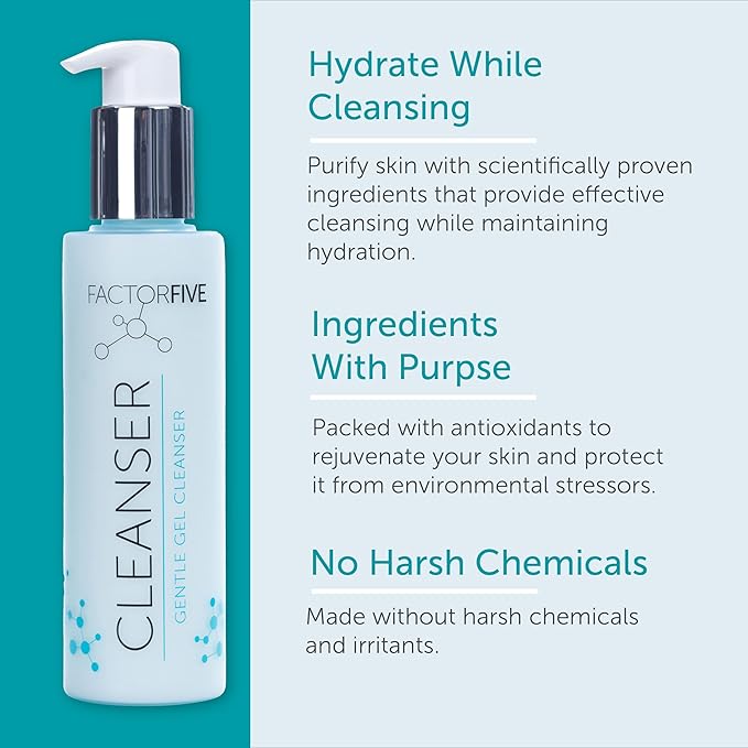 FACTORFIVE Gentle Gel Cleanser - 5.07fl oz/150ml