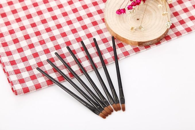50 Pieces Lip Brushes, Pro Multifunctional Makeup Brush, Lipstick Gloss Wands Applicator Cosmetic Tool Kits, Black