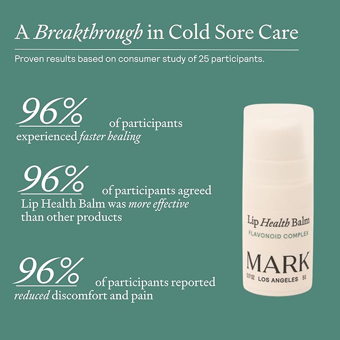 Lip Hydration Balm for Dry, Cracked Lips – Intense Daily Moisture + Cold Sore Relief – Powered by 5 Plant Flavonoids & XDF™ Technology – 5g