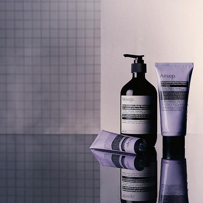Aesop Eleos Nourishing Body Cleanser | Hydrating Low-Foaming Cleanser with Emollient Botanicals | 500 mL / 16.9 oz