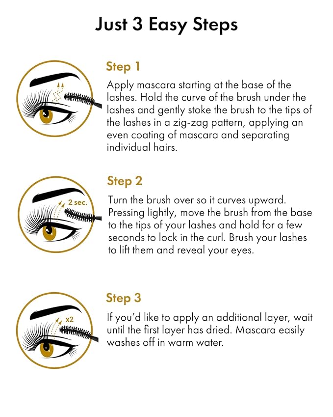 Extra Ebony Mascara with Keratin, Panthenol and Vitamin E