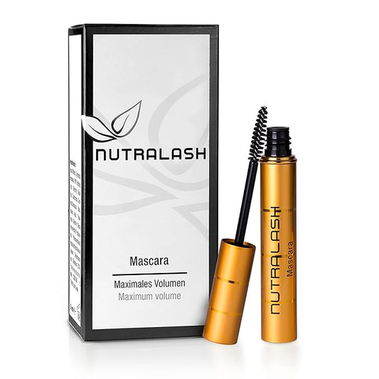 Nutralash Mascara - Jet Black Mascara for Maximum Volume and Length I Nourishing Lash Mascara with Hyaluronic Acid for Voluminous Long Eyelashes I 5ml