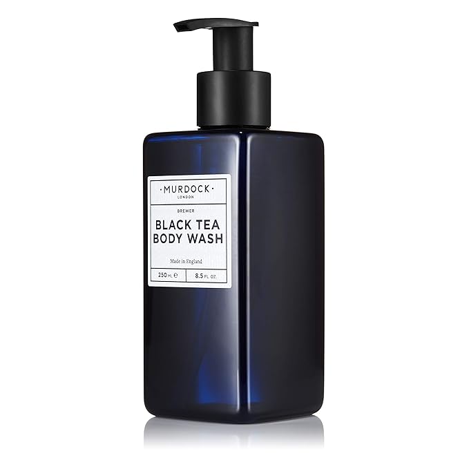 Murdock London Black Tea Natural Body Wash – Refreshing & Hydrating Tea Tree Body Wash – Non-Drying, Gentle Bath & Shower Gels – 250ml