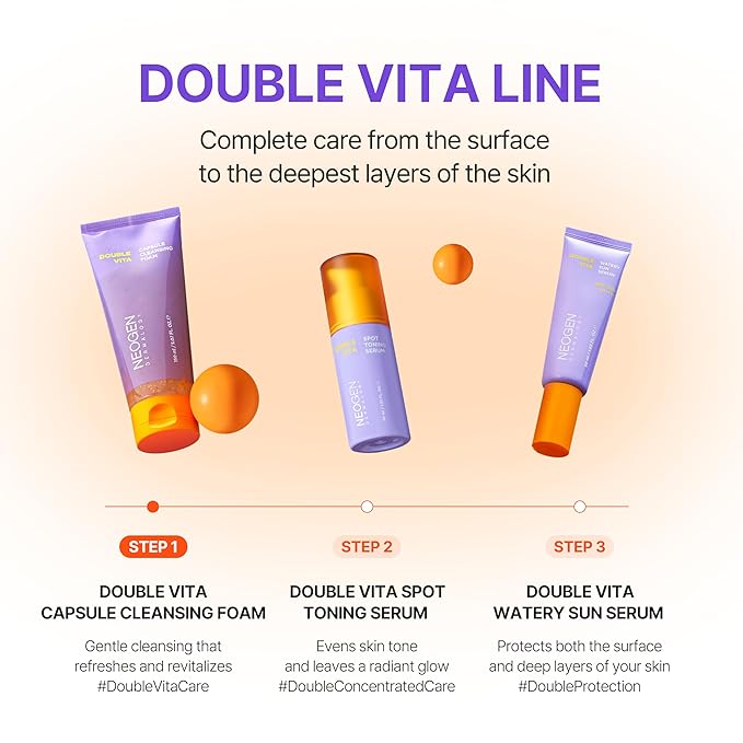 NEOGEN DERMALOGY DOUBLE VITA CAPSULE CLEANSING FOAM