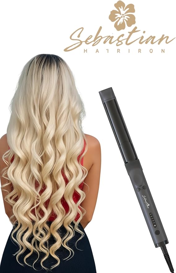 Automatic Curling Iron – Dual Rotation, Ceramic Coating, Professional Hair Curler | Sebastian Hair Iron
