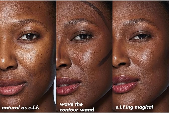 e.l.f. Halo Glow Contour Beauty Wand, Liquid Contour Wand For A Naturally Sculpted Look, Buildable Formula, Vegan & Cruelty-free, Deep/Rich