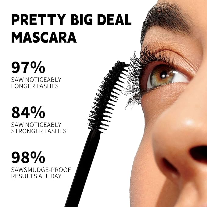 Brown Mascara Makeup, Volumizing, Lengthening, Defining, Multiplying, Smudge-Proof Formula, Long-Lasting Curl Eye Makeup