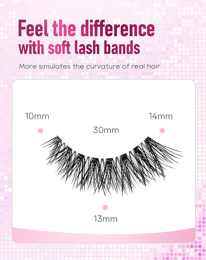 Frihappy Fluffy Cat Eye Lashes Volume Fake Eyelashes Faux Mink Lashes HA-59