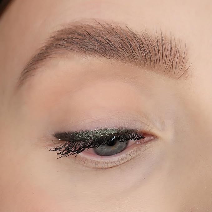 Hypoallergenic Waterproof Eyeliner - Fragrance Free Metallic Eye liner - Vegan and Cruelty Free Eye Pencil - Eyeliner Pencil for Sensitive Eyes (Green Envy)