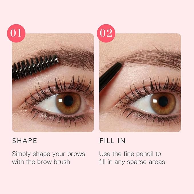 Moodstruck Precision Brow Liner | Medium Light Brown to Auburn | Waterproof, Smudge-Proof, & Long-Lasting Makeup | Eyebrow Pencil for Fuller, Natural-Looking Brows