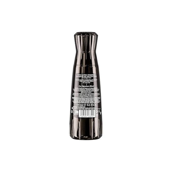 neqi - DIAMOND GLASS Styling Anti-Frizz Spray Curly 180ml – Defined Curls, Long-Lasting Bounce, Moisture Protection, Radiant Shine, Made in Italy