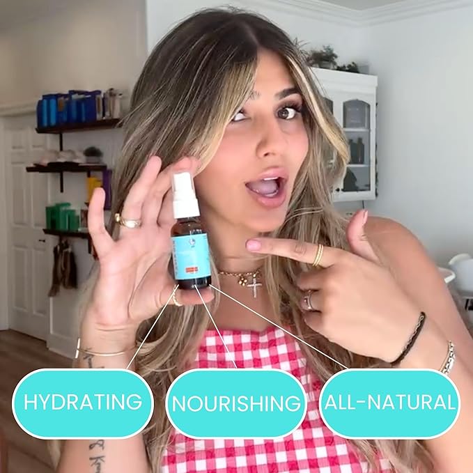 Big Kizzy Thairapy Hair Oil - Ultra Concentrated Serum to Restore & Repair Dry, Frizzy Hair, and Support Healthy Hair Growth. Pure Argan, Marula and Coconut Oil, 1 oz