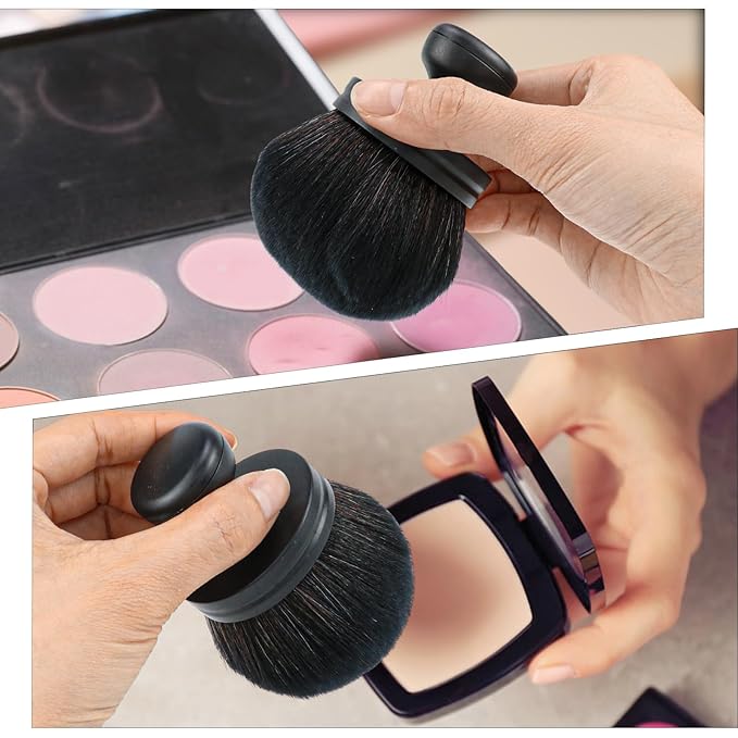 Extra Large Body Makeup Brush - Self-Tanning Applicator for Effortless Tan Blending on Legs and Back - Versatile Sunscreen Brush for Face and Body Beauty (black)