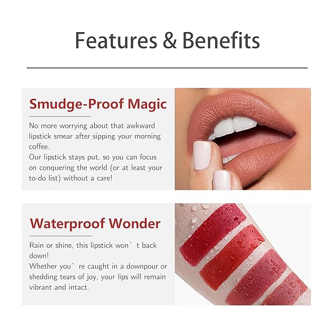 Matte Lipstick, Infallible Matte Resistance, Long Lasting, High Coverage, High Impact Lipcolour with Moisturising Creamy Formula (08, ONE SIZE)