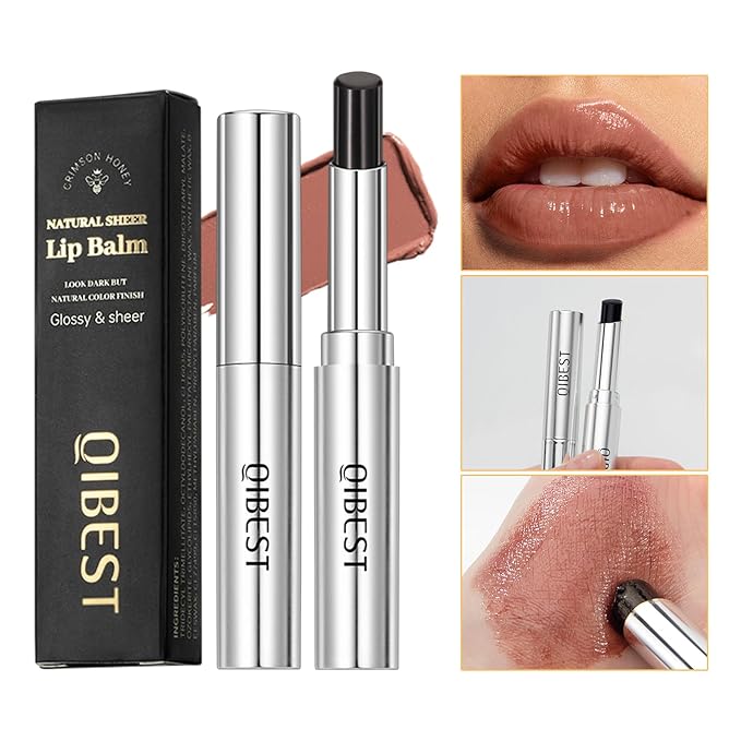Jolilab Honey Lipstick Tinted Lip Balm.Black Cherry Glow - Sheer Hydration for All Skin Tones, Moisturizing Lip Color with Natural Nourishment(Pink