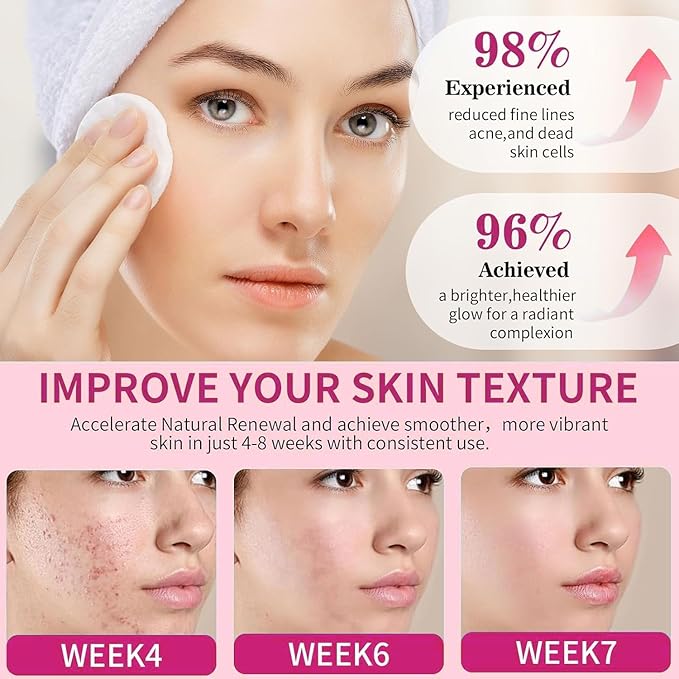 Remover Wipes, Exfoliating Face Cleansing Pads with Witch Hazel & Vitamin C for Hydrating & Calming for Sensitive Skin, 40ct