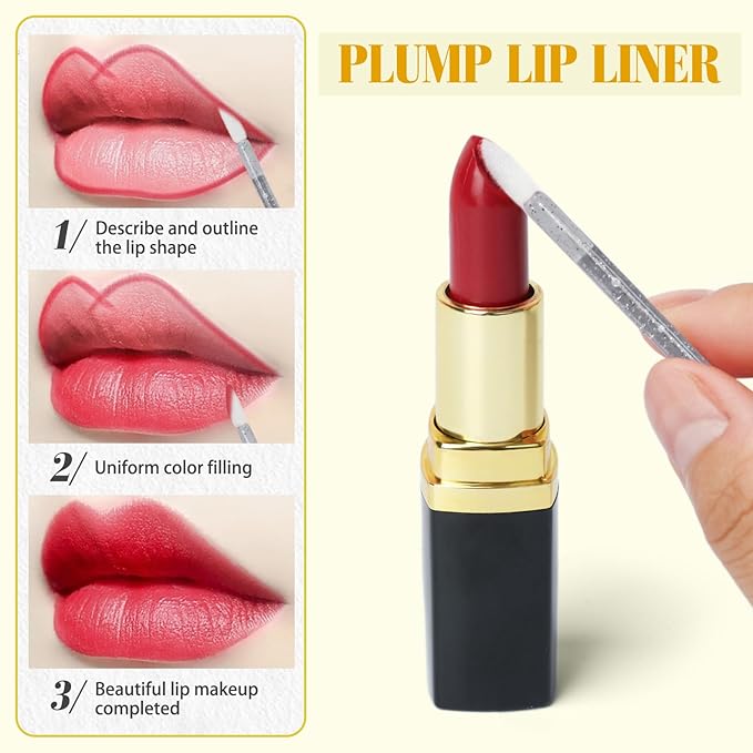 Unaone Lip Wands - 100PCS Disposable Lip Brushes for Lipstick, Lip Balms, Lip Gloss, Lip Scrubs and Concealer, Perfect Makeup Applicators Tool
