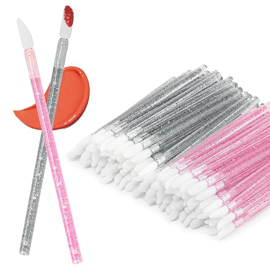 Unaone Lip Wands - 100PCS Disposable Lip Brushes for Lipstick, Lip Balms, Lip Gloss, Lip Scrubs and Concealer, Perfect Makeup Applicators Tool