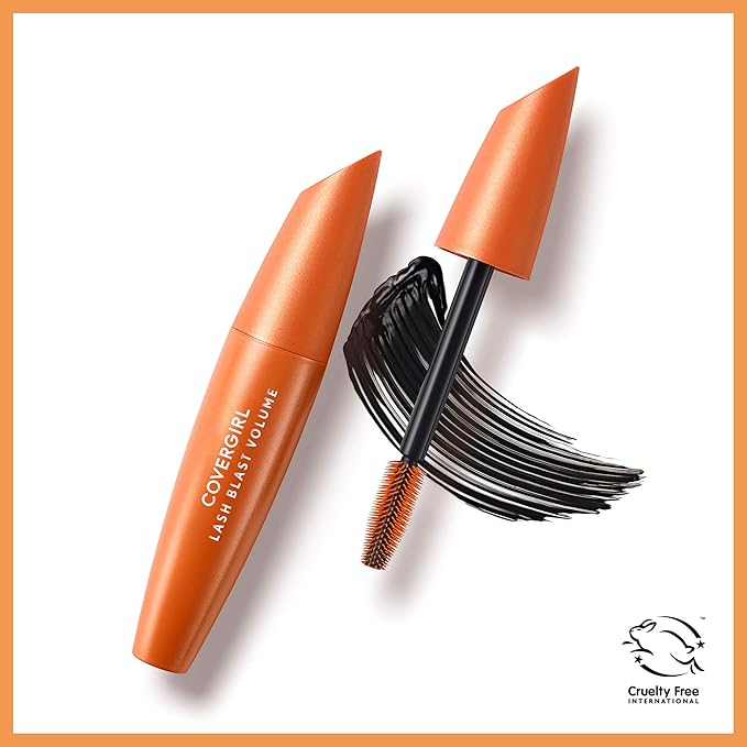 CoverGirl Lash Blast Volume Waterproof Mascara Makeup, Long-Wearing, Smudge-Proof, Cruelty Free, Very Black, 1 Count