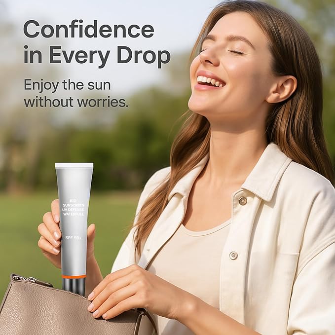 Face Sunscreen SPF 50+ for Women – Lightweight Daily Sun Lotion, Moisturizing & Fast-Absorbing, No White Cast, Gentle on All Skin Types, 50ml (1PC)