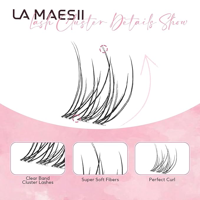 120Pcs Clear Band Lash Clusters 10-14mm Natural Look Cluster Eyelashes C Curl Resuable Invisible Band Individual Cluster Lashes(22)