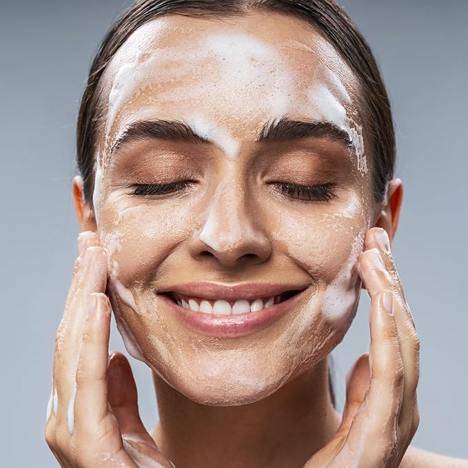Volcano Face Foam Cleanser 150ml – Foaming Face Cleanser for Deep Cleansing & Hydrating with Olive Oil & Botanical Extracts – Face Wash Foam Removes Makeup, Dirt & Excess Oil