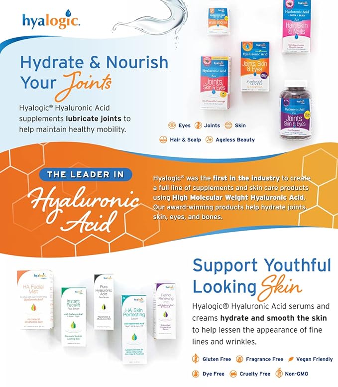 Hyalogic Rose Toner - Alcohol-Free Facial Toner with Hyaluronic Acid & Aloe Vera - Amazing Face Astringent for All Skin Types - Facial Toner to Boost Brightness & Softness (4 fl oz)