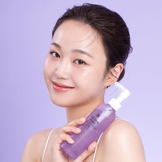 BENTON Guava Pore Cleansing Oil – Korean Facial Cleanser with Enzymes & Plant Oils for Blackhead Removal, Makeup Remover & Deep Pore Cleansing – Lightweight, Non-Greasy – 6.76 fl oz (200ml)