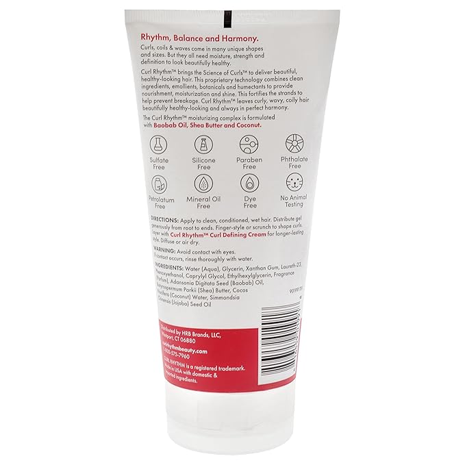 Jojoba Curl Gel - Defining Hair Gel for Bouncy, Nourished Curls - Curly Hair Styling Gel with Shea and Coconut - Sulfate Free - 6 oz