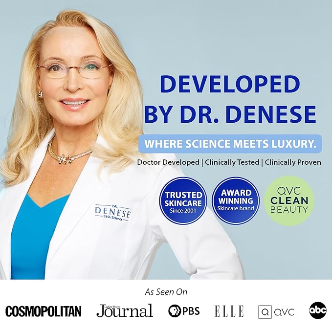 Dr. Denese Triple Strength Wrinkle Smoother Advanced Treatment 3.4 oz – Night Cream with Triple Amount of Peptides vs Industry Standards – Retinol & Hyaluronic Acid Hydrating Power – Paraben Free
