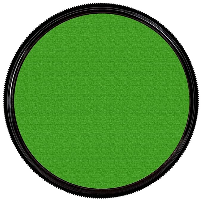 Mehron Makeup StarBlend Cake Makeup | Wet/Dry Pressed Powder | Powder Foundation | Green Face Paint & Body Paint 2 oz (56g)