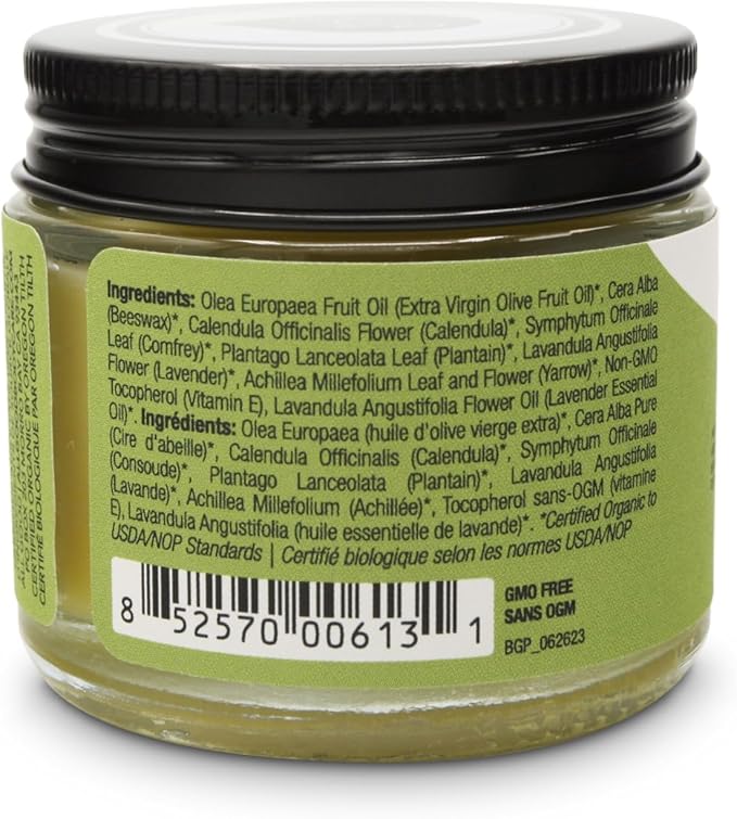 All Good Goop Organic Skin Care Recovery Balm - All Purpose Ointment w/Calendula, Lavender, Beeswax - Chafing Cream, Dry Skin Salve, Cracking Lip Moisturizer - Soothes, Hydrates & Calms - 2oz, 2-pack