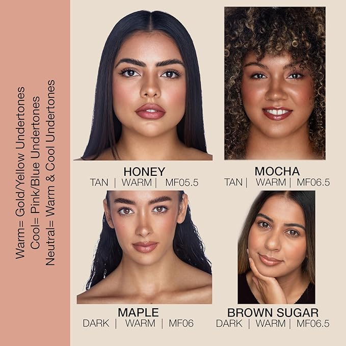 Bellapierre Mineral Foundation SPF 15 – Loose Powder Foundation, Full Coverage Mineral Makeup with Matte Finish – Vegan, Cruelty Free, Hypoallergenic, Oil & Talc Free – 0.32 oz - Maple