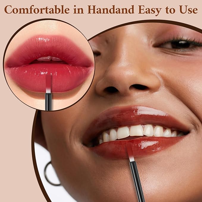 Disposable Brush Applicators, 100pcs PYO Cookie Paint Brushes Mini Nail Polish Brushes Disposable Applicators Makeup Lip Brush for Lipstick, Lip Gloss, Nail Polish, Cookies, Cleaning