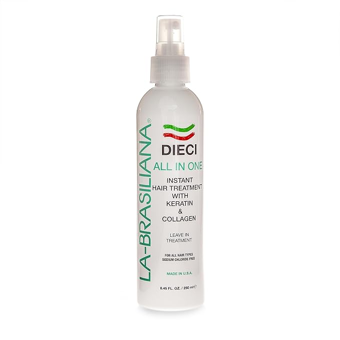 La-Brasiliana Dieci All-In-One Instant Hair Treatment - 8.45 fl.oz.