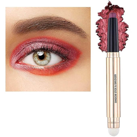 Red Eyeshadow Stick Eyeliner pencil For Eye Makeup Cream Shimmer Smooth Glitter Dark Light Matte Single Crayon Primer Palette Hypoallergenic Natural Waterproof Long Lasting Eyeshadow 09