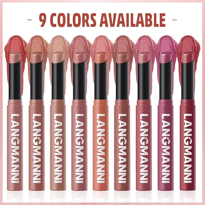 MĒTYSUR Matte Lipstick - Non-Sticky, Long-Lasting & Waterproof Lipstick for Women, Richly Pigmented, Hydrating Lip Makeup with Smudge-Proof Formula, 1 Count, 0.07oz