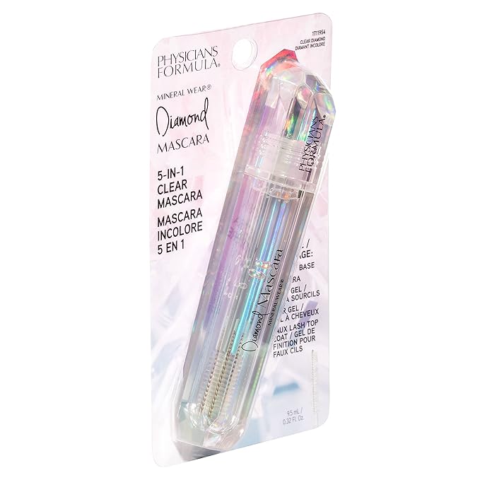 Physicians Formula Mineral Wear Diamond Mascara Lash & Brow Diamond, Dermatologist Tested, Ophthalmologist Approved, Sensitive Eyes