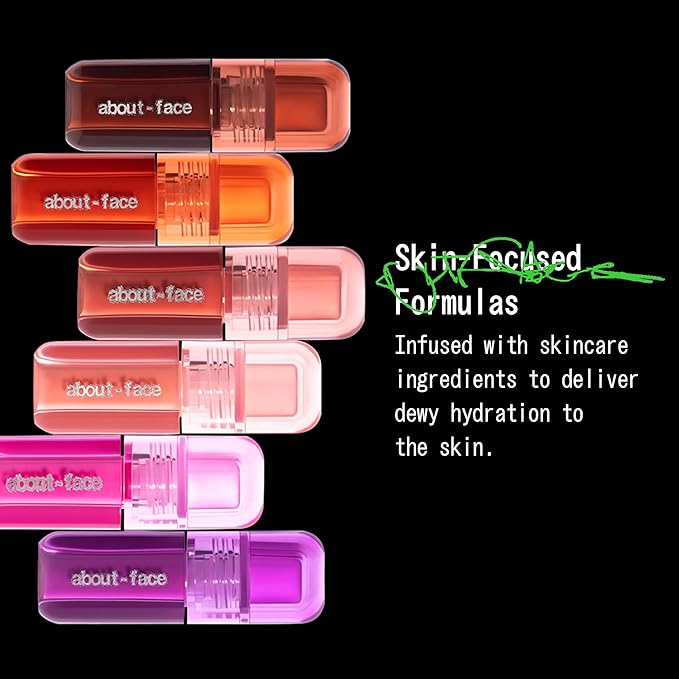 about-face Blush Rush Liquid Blush – Hydrating, Buildable Formula with Jojoba Oil, Hyaluronic Acid, and Squalane – Long-Lasting Dewy Finish – Vegan & Cruelty-Free (In the Dust – Rosy Mauve)
