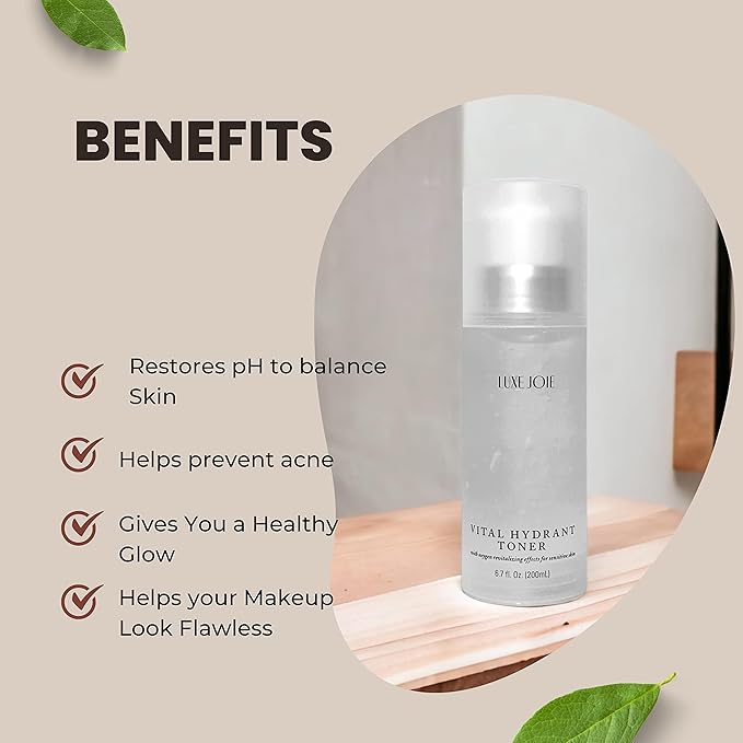 Vital Hydrant Facial Toner Lavender Revitalizing Skin Gentle Facial Astringent
