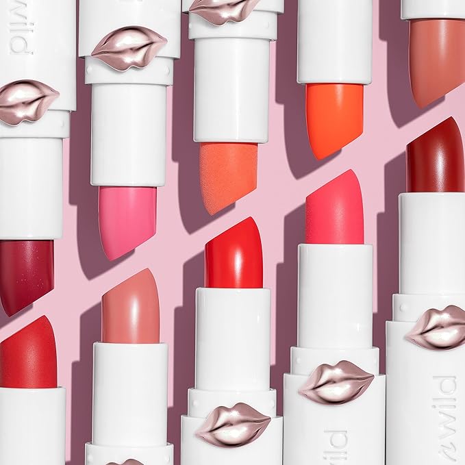 wet n wild Mega Last High-Shine Lipstick Lip Color, Infused with Seed Oils For a Nourishing High-Shine, Buildable & Blendable Creamy Color, Cruelty-Free & Vegan - Bellini Overflow