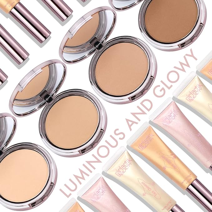 Girlactik Luminous Face Powder - Light (Light skin) - 9 g / .32 oz