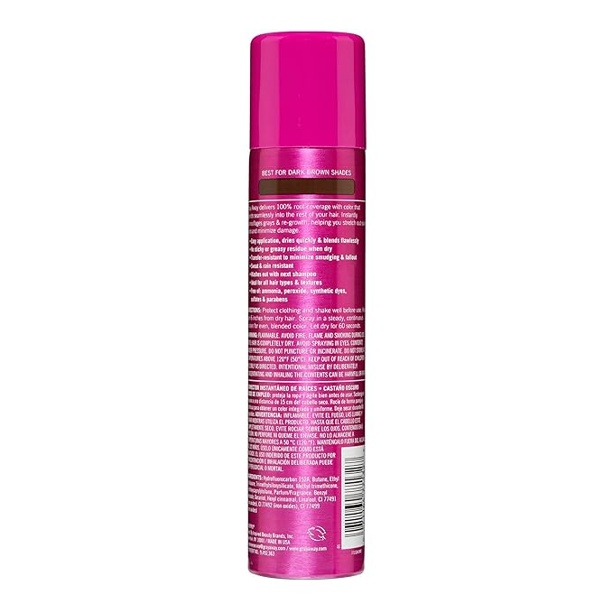 EVERPRO Gray Away Instant Root Cover Up Spray 2.5oz - Dark Brown 2 Pack