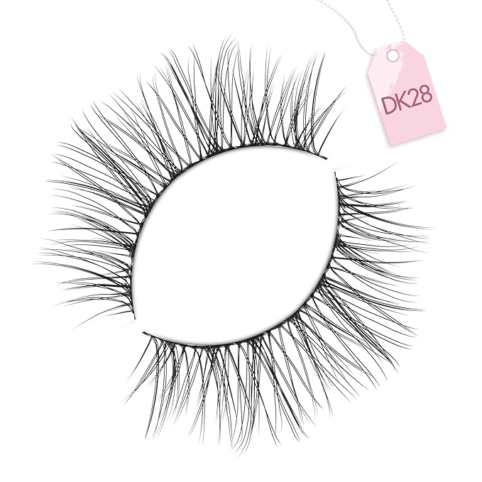 Onlyall Wispy Lashes Natural Flared False Eyelashes Fake Lashes DK28