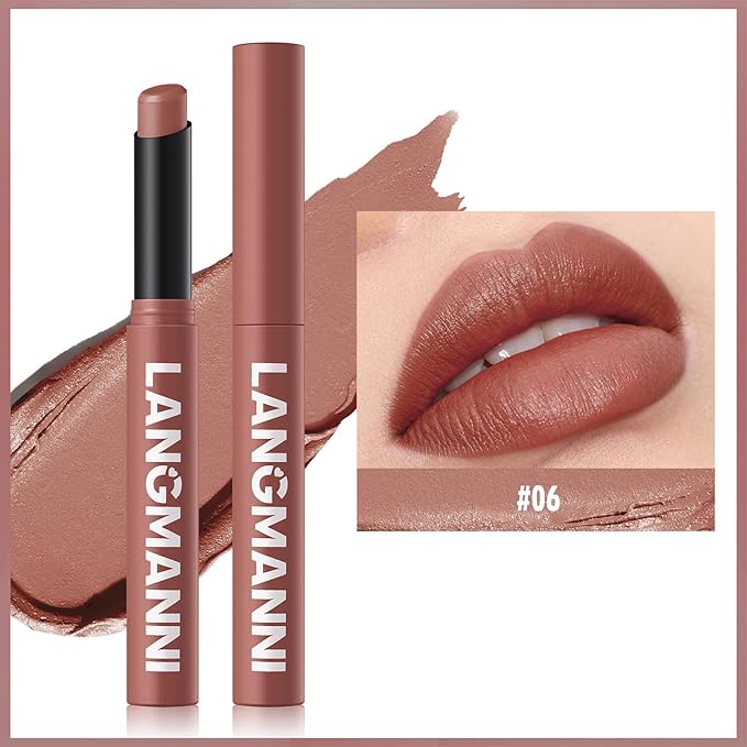 MĒTYSUR Matte Lipstick - Non-Sticky, Long-Lasting & Waterproof Lipstick for Women, Richly Pigmented, Hydrating Lip Makeup with Smudge-Proof Formula, 1 Count, 0.07oz