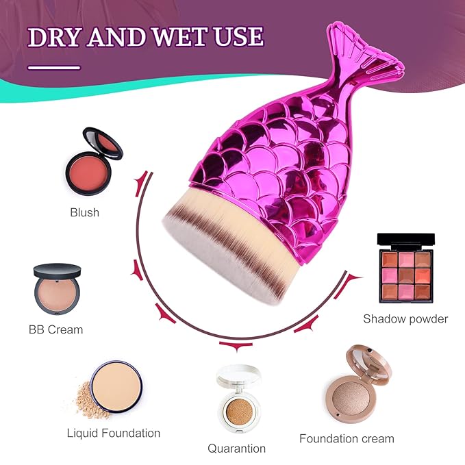 UNIMEIX Sunscreen Brush for Face Kabuki Brush Sunscreen Applicator for Kids Foundation Makeup Brushes for Liquid Foundation Powder Cream Contour Buffing Stippling Blending