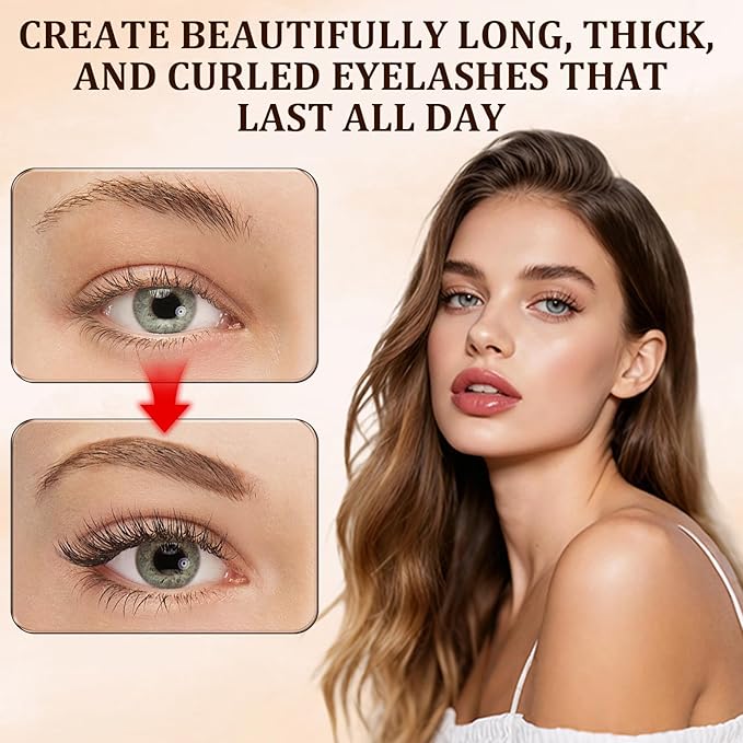 4D Silk Fiber Lash Mascara,2025 New 4D Silk Fiber Lash Mascara, Waterproof Smudge Proof,Long Lasting,All Day Exquisitely Full（2 pcs）