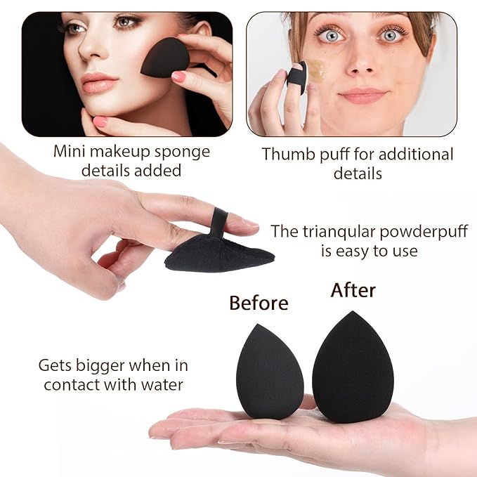 47Pcs Makeup Brush Set, Multi-functional Cosmetic Tool Professional Makeup Brushes with Cosmetic Bag for Women and Girl